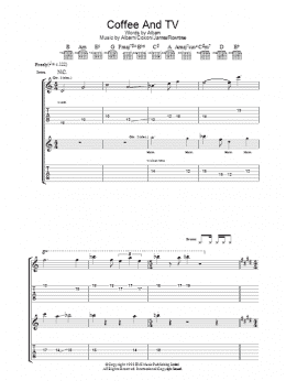 page one of Coffee & TV (Guitar Tab)