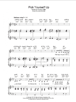 page one of Pick Yourself Up (Piano, Vocal & Guitar Chords)