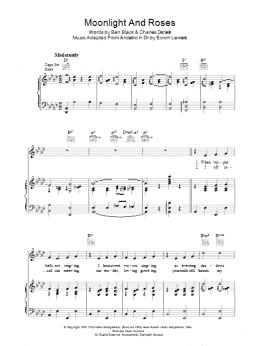 page one of Moonlight & Roses (Bring Mem'ries Of You) (Piano, Vocal & Guitar Chords)
