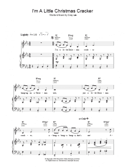 page one of I'm A Little Christmas Cracker (Piano, Vocal & Guitar Chords)