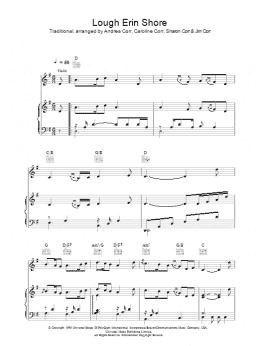 page one of Lough Erin Shore (Piano, Vocal & Guitar Chords)