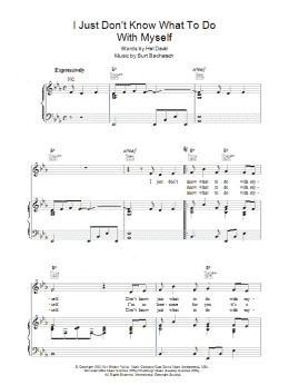 page one of I Just Don't Know What To Do With Myself (Piano, Vocal & Guitar Chords)