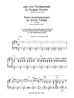 page one of Song 3 (from Jack And The Beanstalk) (Piano Solo)