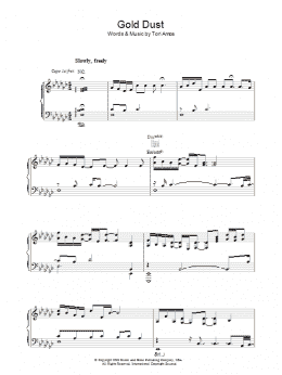 page one of Gold Dust (Piano, Vocal & Guitar Chords)