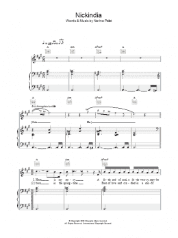 page one of Nickindia (Piano, Vocal & Guitar Chords)