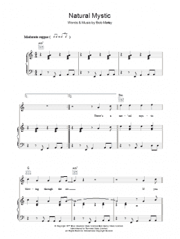 page one of Natural Mystic (Piano, Vocal & Guitar Chords)