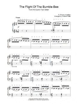 page one of The Flight Of The Bumblebee (from The Tale Of Tsar Saltan) (Piano Solo)