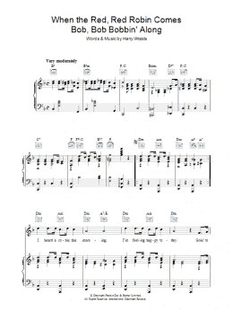page one of When The Red, Red Robin Comes Bob, Bob Bobbin' Along (Piano, Vocal & Guitar Chords)