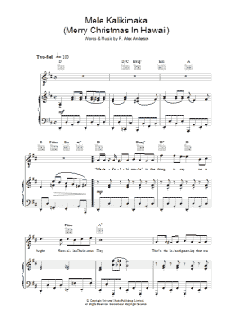 page one of Mele Kalikimaka (Merry Christmas In Hawaii) (Piano, Vocal & Guitar Chords)