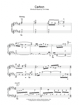page one of Carbon (Piano, Vocal & Guitar Chords)