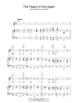 page one of The Fleet's In Port Again (Piano, Vocal & Guitar Chords)