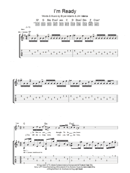 page one of I'm Ready (Guitar Tab)