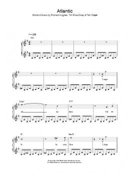 page one of Atlantic (Piano, Vocal & Guitar Chords)