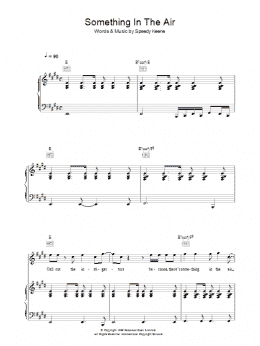 page one of Something In The Air (Piano, Vocal & Guitar Chords)