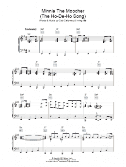 page one of Minnie The Moocher (Piano, Vocal & Guitar Chords)