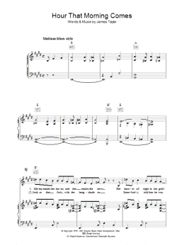 page one of Hour That Morning Comes (Piano, Vocal & Guitar Chords)