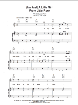 page one of A Little Girl From Little Rock (Piano, Vocal & Guitar Chords)