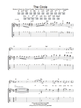 page one of The Circle (Guitar Tab)