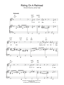 page one of Riding On A Railroad (Piano, Vocal & Guitar Chords)