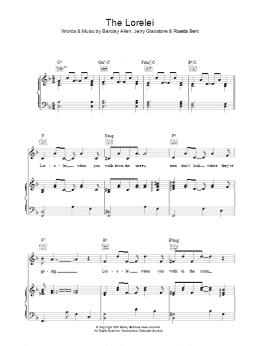 page one of The Lorelei (Piano, Vocal & Guitar Chords)
