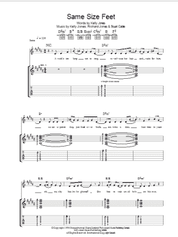 page one of Same Size Feet (Guitar Tab)