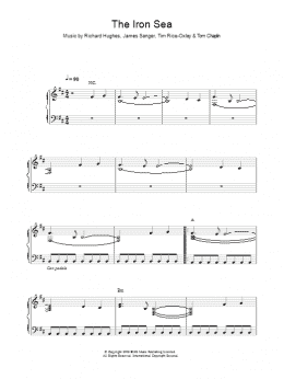 page one of The Iron Sea (Piano, Vocal & Guitar Chords)