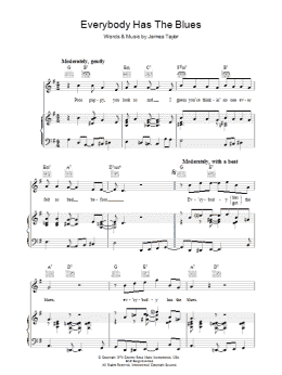page one of Everybody Has The Blues (Piano, Vocal & Guitar Chords)