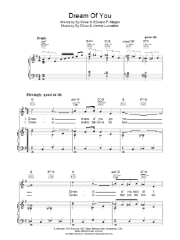 page one of Dream Of You (Piano, Vocal & Guitar Chords)