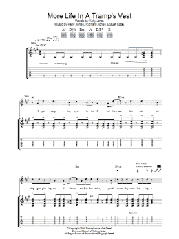 page one of More Life In A Tramp's Vest (Guitar Tab)