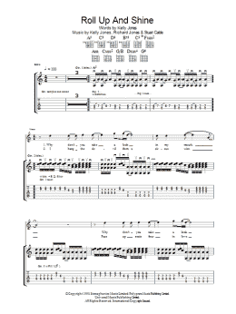 page one of Roll Up And Shine (Guitar Tab)