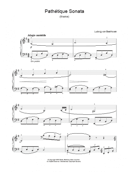 page one of Theme From Pathetique Sonata (Piano Solo)