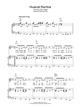 page one of Muskrat Ramble (Piano, Vocal & Guitar Chords)