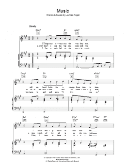 page one of Music (Piano, Vocal & Guitar Chords)
