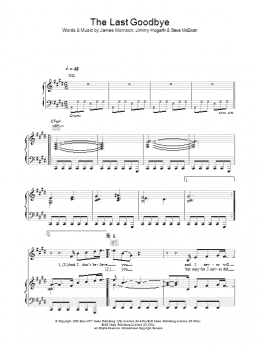 page one of The Last Goodbye (Piano, Vocal & Guitar Chords)