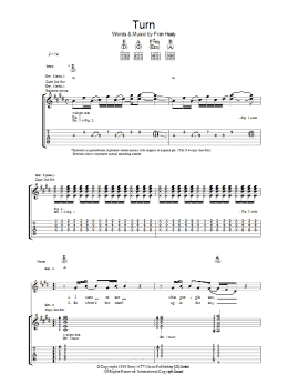 page one of Turn (Guitar Tab)