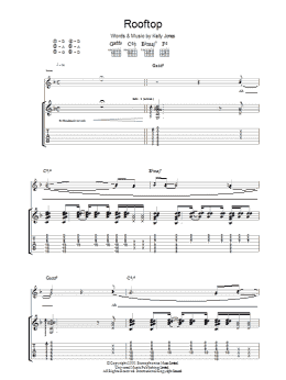 page one of Rooftop (Guitar Tab)