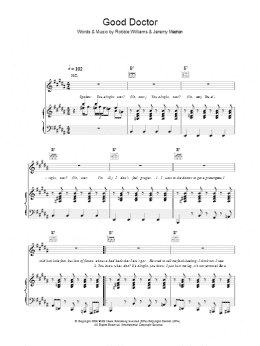 page one of Good Doctor (Piano, Vocal & Guitar Chords)