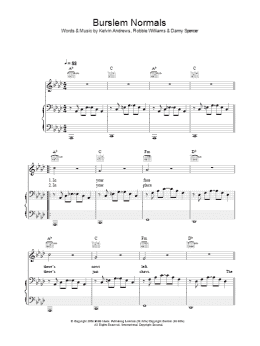 page one of Burslem Normals (Piano, Vocal & Guitar Chords)