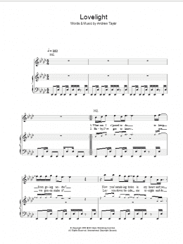 page one of Lovelight (Piano, Vocal & Guitar Chords)