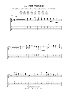 page one of 40 Past Midnight (Guitar Tab)