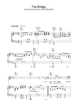 page one of The Bridge (Piano, Vocal & Guitar Chords)
