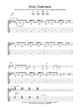 page one of Emily Chambers (Guitar Tab)