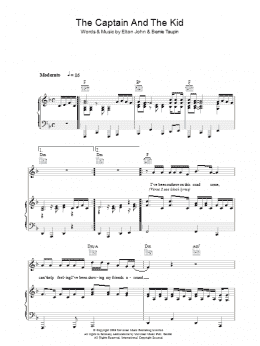 page one of The Captain And The Kid (Piano, Vocal & Guitar Chords)