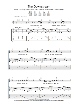 page one of The Downstream (Guitar Tab)