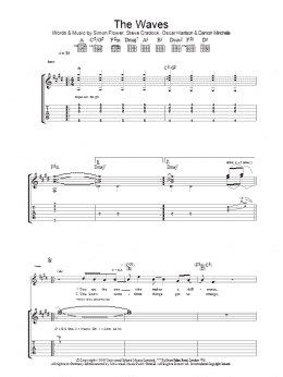 page one of The Waves (Guitar Tab)