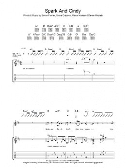 page one of Spark And Cindy (Guitar Tab)