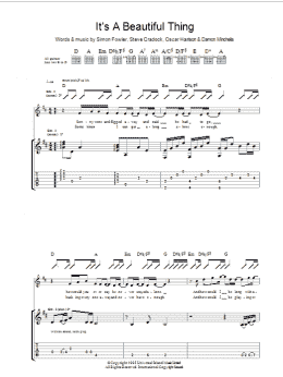 page one of It's A Beautiful Thing (Guitar Tab)
