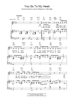 page one of You Go To My Head (Piano, Vocal & Guitar Chords)