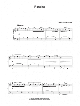 page one of Rondino (Piano, Vocal & Guitar Chords)