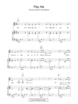 page one of Play Me (Piano, Vocal & Guitar Chords)